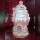 Lebkuchenhaus Rund Blau mit LED